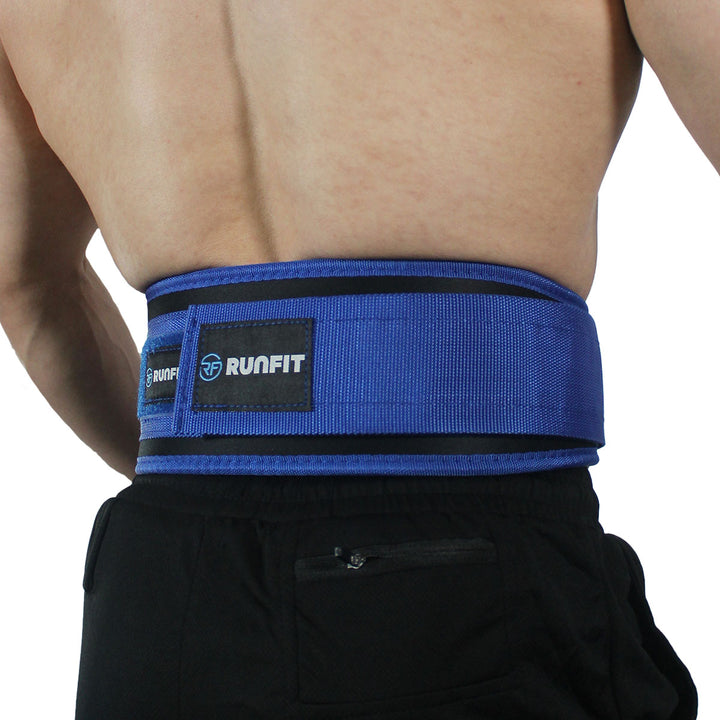 Cinturón de levantamiento - azul - RUNFIT Accesorios Fitness