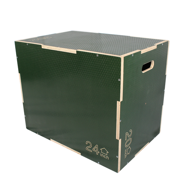 Caja De Madera Antideslizante Para Salto RUNFIT Box Jump 30″X20″X24″