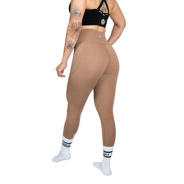 Leggings Flex RUNFIT ‑ Cafe