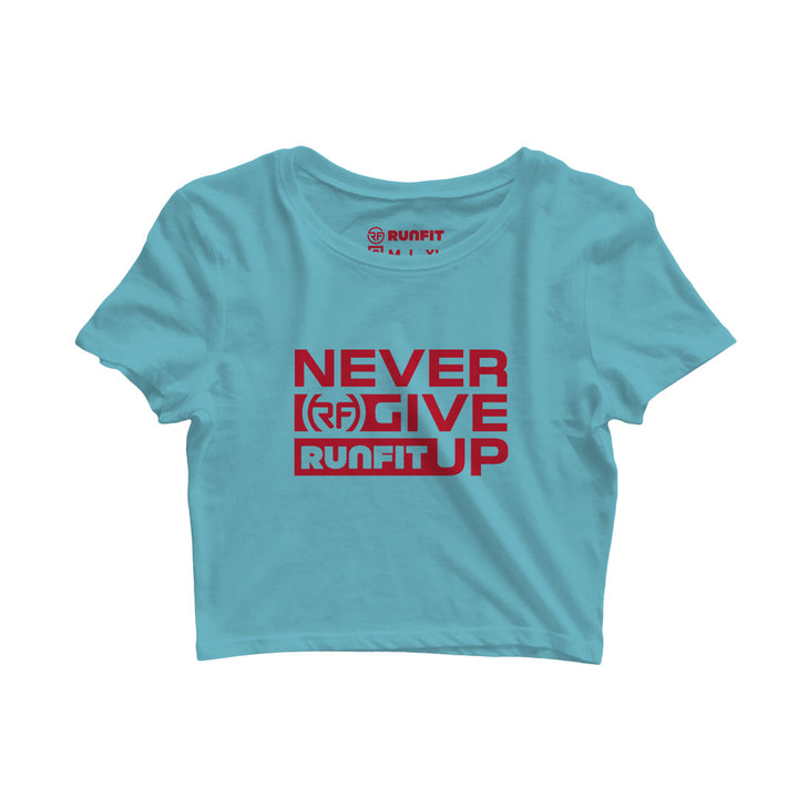 Playera - Never give up - RUNFIT Accesorios Fitness