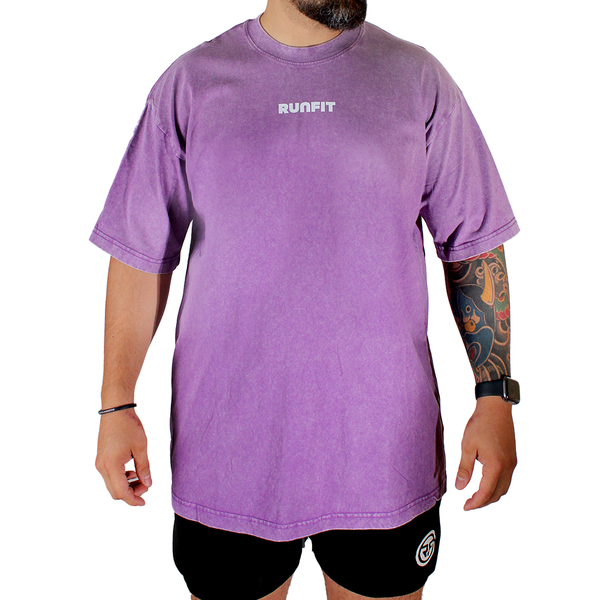 Playera - Oversized Classic RUNFIT Morada H