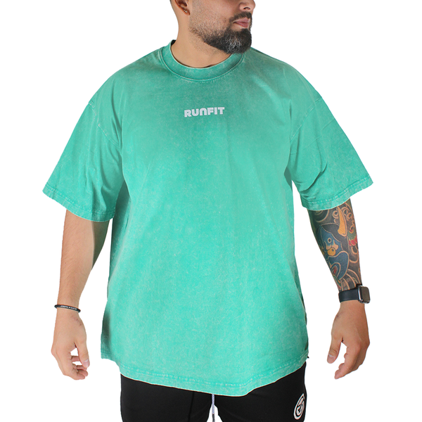 Playera - Oversized Classic RUNFIT Menta H
