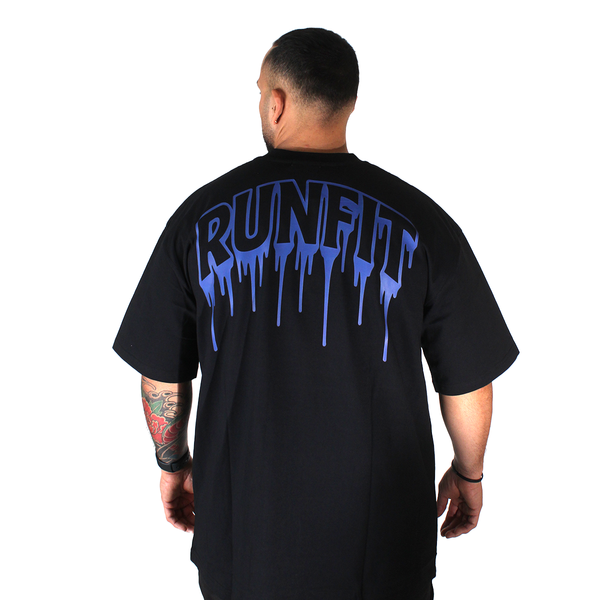 Playera - Oversized Blue Collapse  H