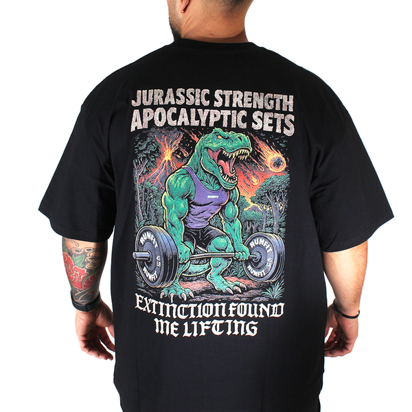 Playera - Oversized Jurassic Strength H