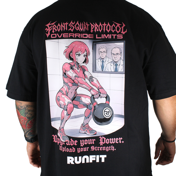 Playera - Oversized Front Squat Protocol H