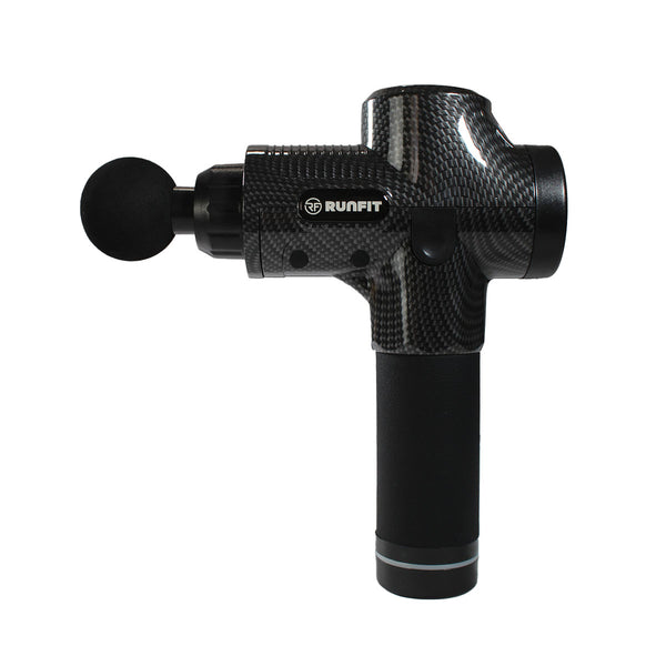 Pistola masajeadora - Negro brilloso - RUNFIT Accesorios Fitness