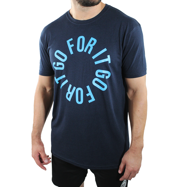 Playera - Go for it azul