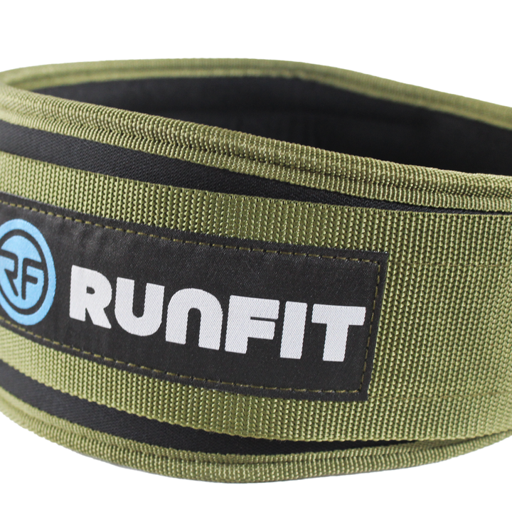 Cinturón de levantamiento - verde militar - RUNFIT Accesorios Fitness