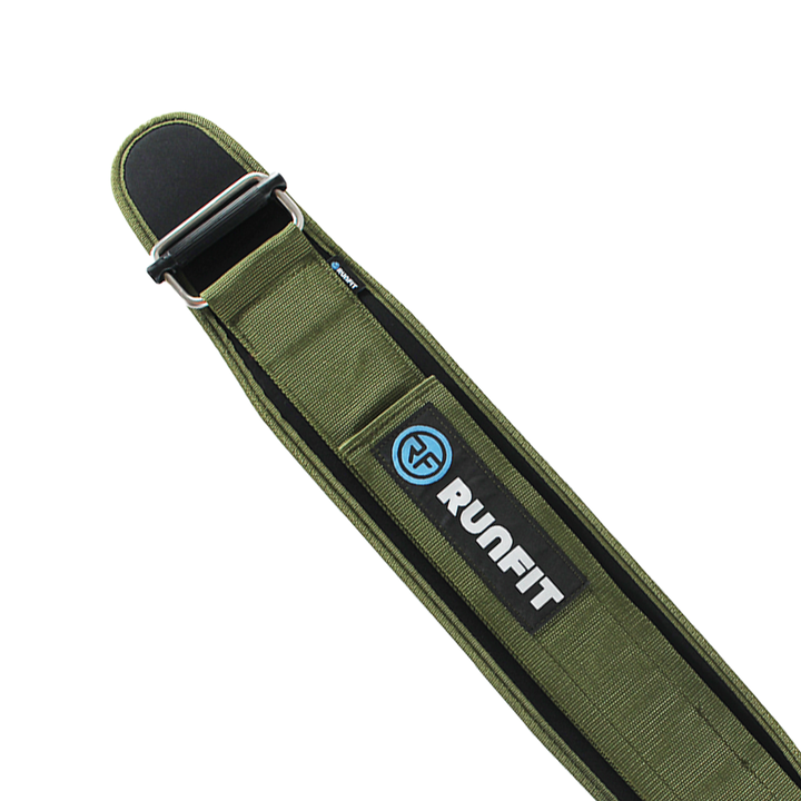 Cinturón de levantamiento - verde militar - RUNFIT Accesorios Fitness