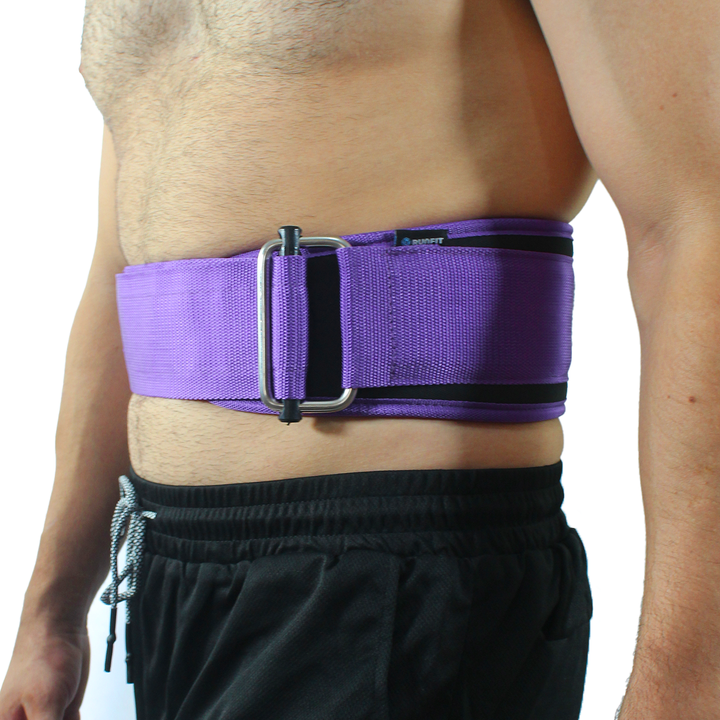 Cinturón de levantamiento - morado - RUNFIT Accesorios Fitness