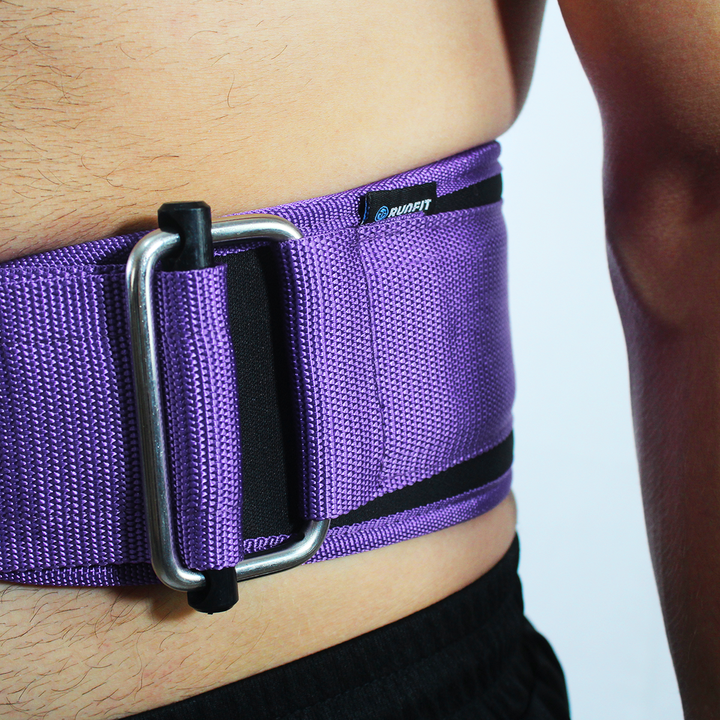 Cinturón de levantamiento - morado - RUNFIT Accesorios Fitness