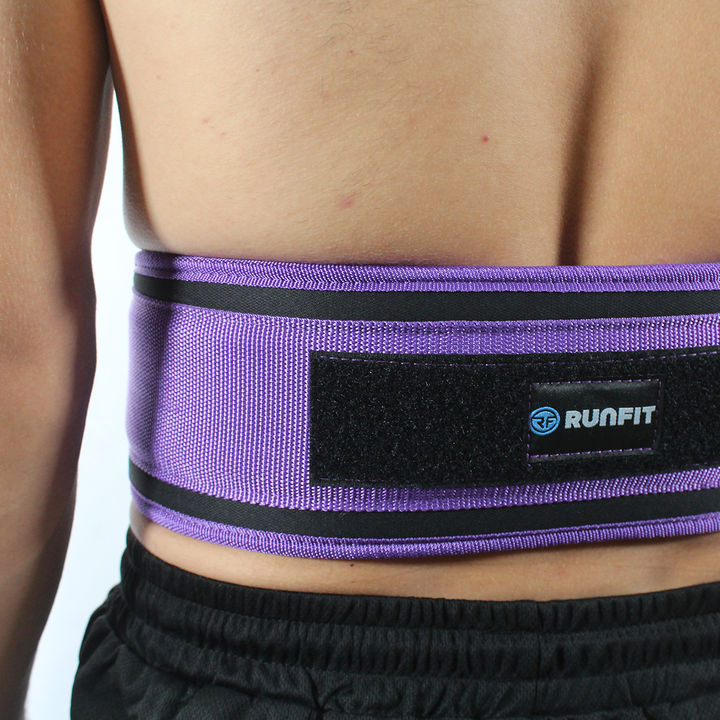 Cinturón de levantamiento - morado - RUNFIT Accesorios Fitness