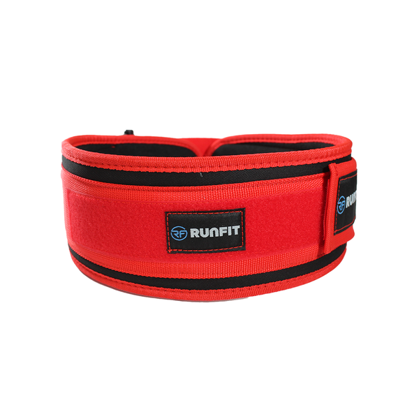Cinturón de levantamiento - rojo - RUNFIT Accesorios Fitness