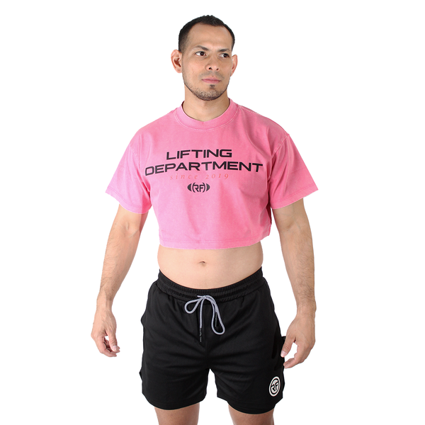 Playera - Crop Top Lifting Department H