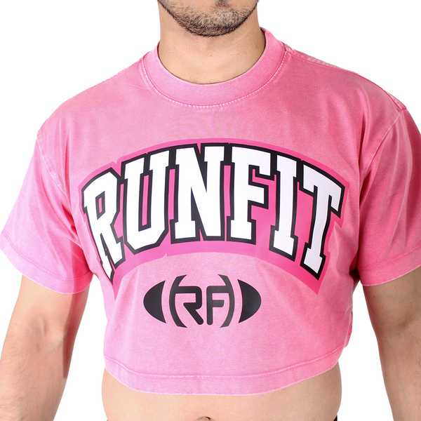 Playera - Crop Top Steel Pink V2 H