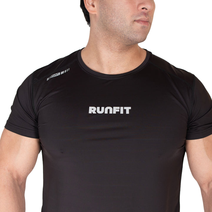 Playera RUNFIT Flex para Hombre | Secado Rápido y Tejido Microperforado ...