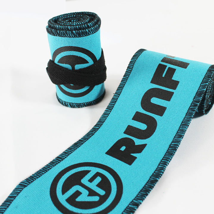 MUÑEQUERAS DE TELA PRO 2.0 - Azules - RUNFIT Accesorios Fitness