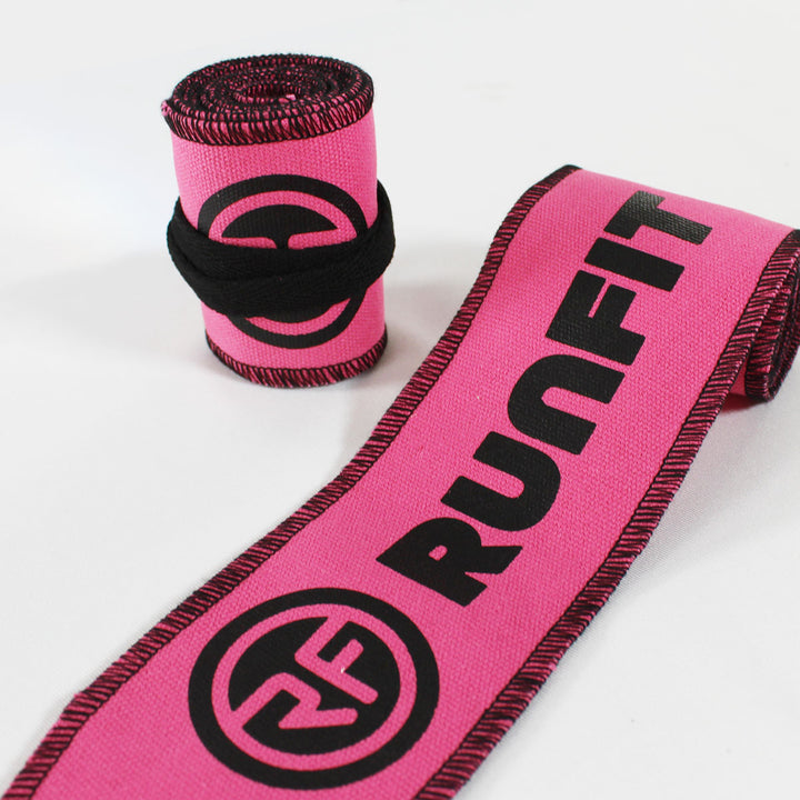 MUÑEQUERAS DE TELA PRO 2.0 - Rosas - RUNFIT Accesorios Fitness