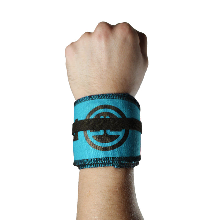 MUÑEQUERAS DE TELA PRO 2.0 - Azules - RUNFIT Accesorios Fitness