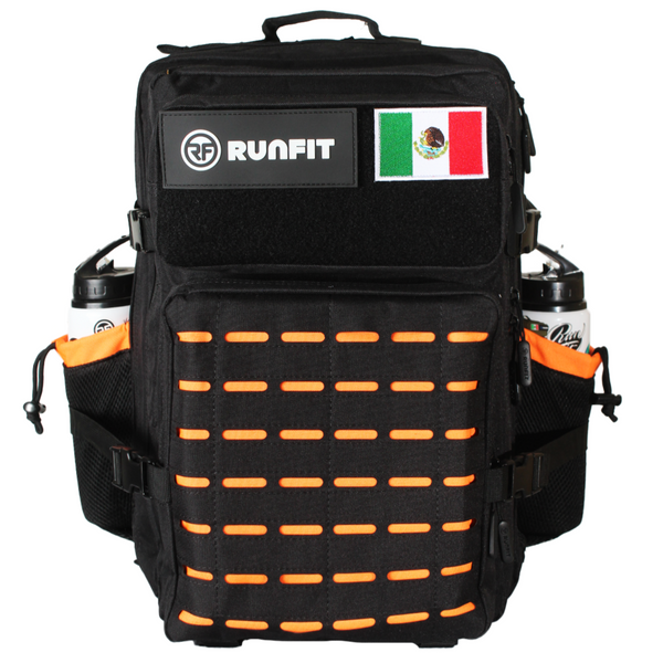 Mochila PREMIUM - Black Neon Orange 45 L