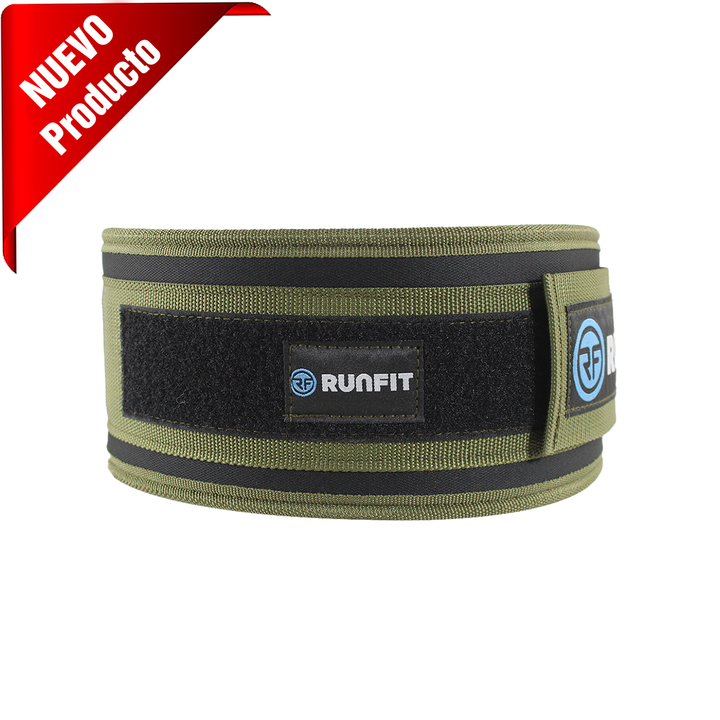 Cinturón de levantamiento - verde militar - RUNFIT Accesorios Fitness