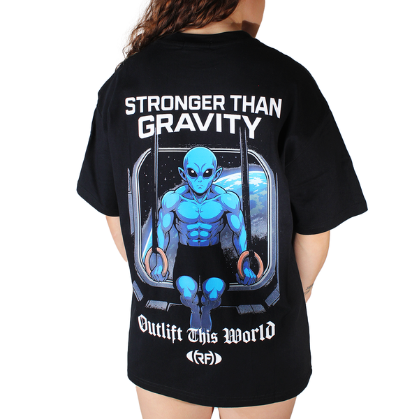 Playera - Oversized Stronger Than Gravity