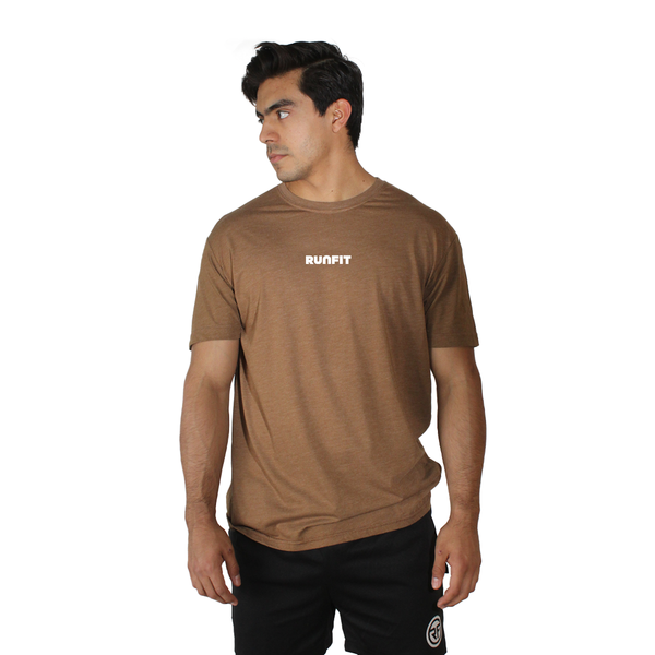 Playera - Classic RUNFIT - Cafe