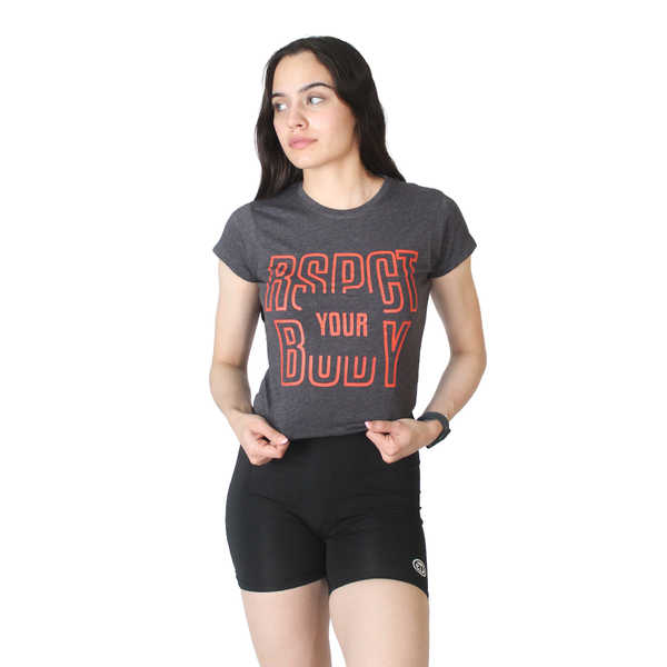 Playera - Rspct your body - DAMA