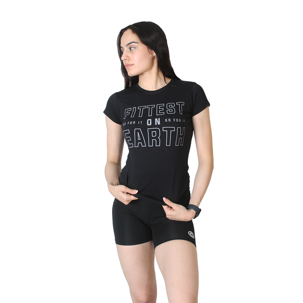 Playera_Fittest on earth DAMA
