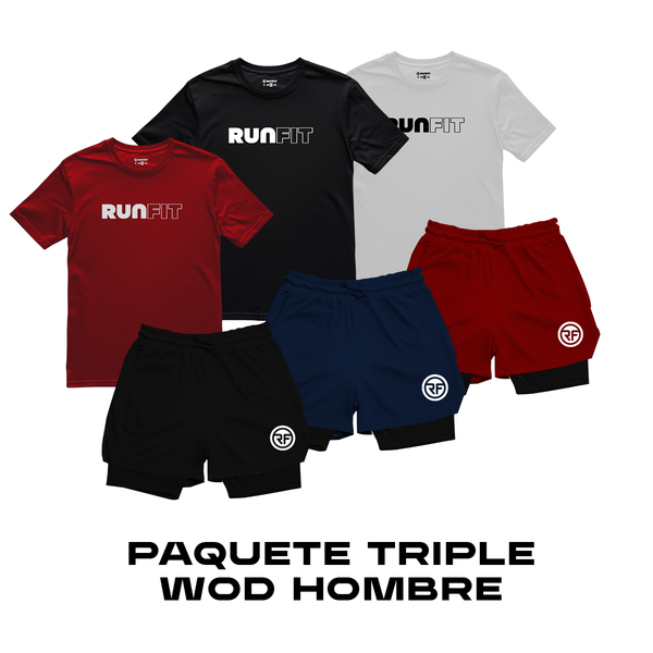 Paquete triple WOD - Hombre