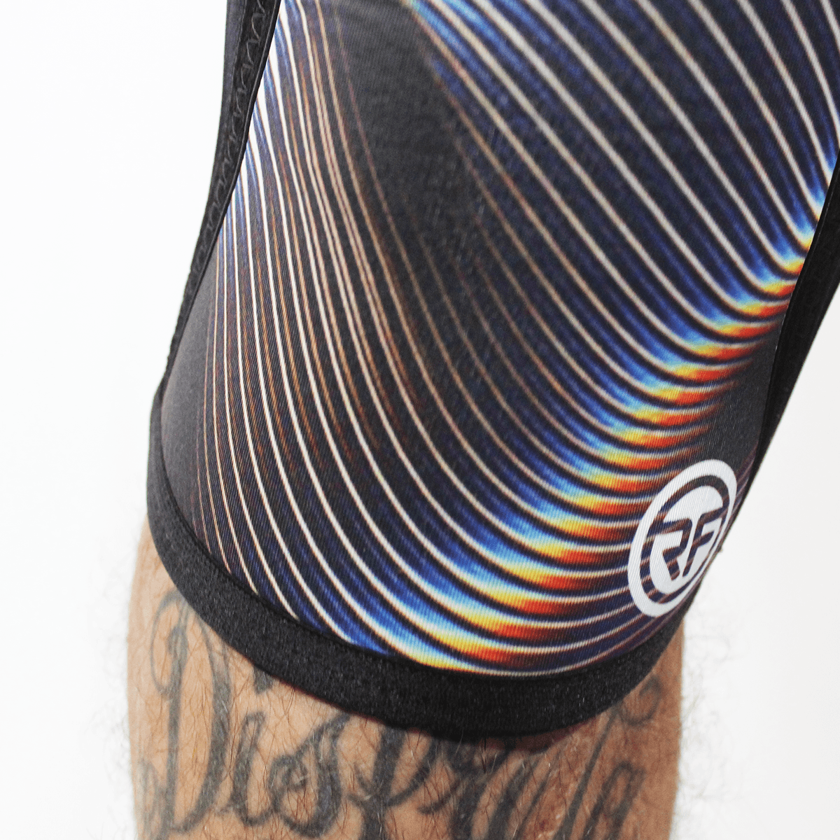 Ginocchiere TRAINLIKEFIGHT Rainbow Cookie - Taglia Medium, Soft Blue, 5mm Spessore, Con Borsa Rete - Foto 7