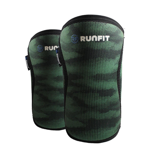 Rodilleras de Neopreno verde jasper - RUNFIT Accesorios Fitness