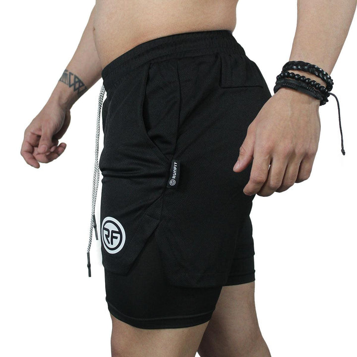 SHORT - NEGRO - RUNFIT Accesorios Fitness
