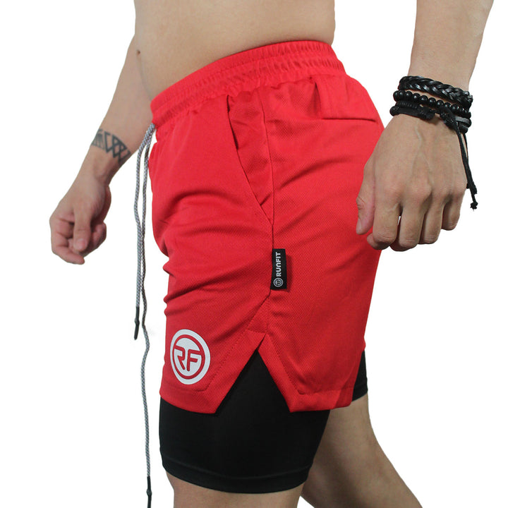 SHORT - ROJO - RUNFIT Accesorios Fitness