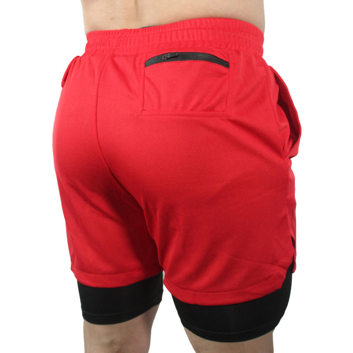 SHORT - ROJO - RUNFIT Accesorios Fitness