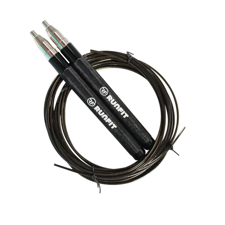 Speed rope PREMIUM - negra - RUNFIT Accesorios Fitness