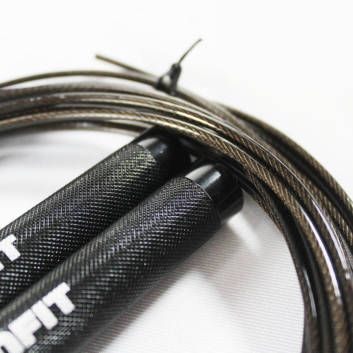 Speed rope PREMIUM - negra - RUNFIT Accesorios Fitness