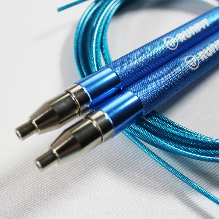 Speed rope PREMIUM - azul - RUNFIT Accesorios Fitness