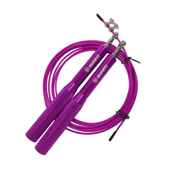 Speed Rope aluminio morado - RUNFIT Accesorios Fitness