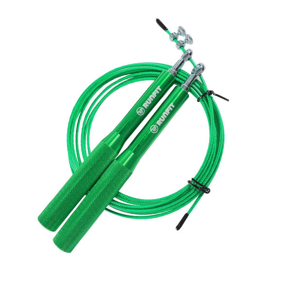 Speed Rope aluminio verde - RUNFIT Accesorios Fitness