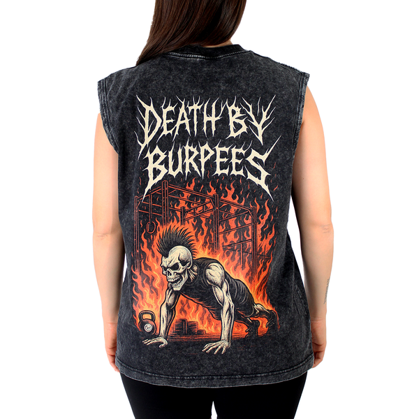 Playera - Tank Death by burpees