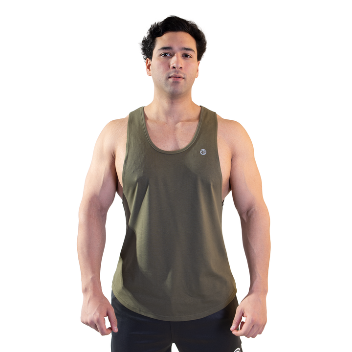 Tank Alpha RUNFIT Hombre | Tank Gym Drop Arm para Pesas y Entrenamiento ...
