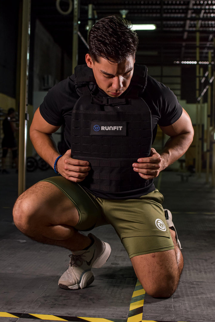 Chaleco + 2 parches + PARCHE PERSONALIZADO GRATIS - RunFit - go for it