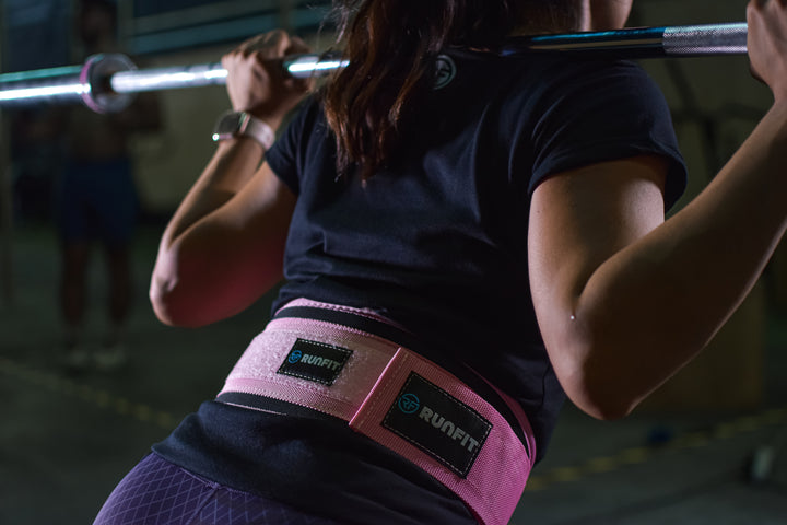 Cinturón de levantamiento - rosa - RUNFIT Accesorios Fitness