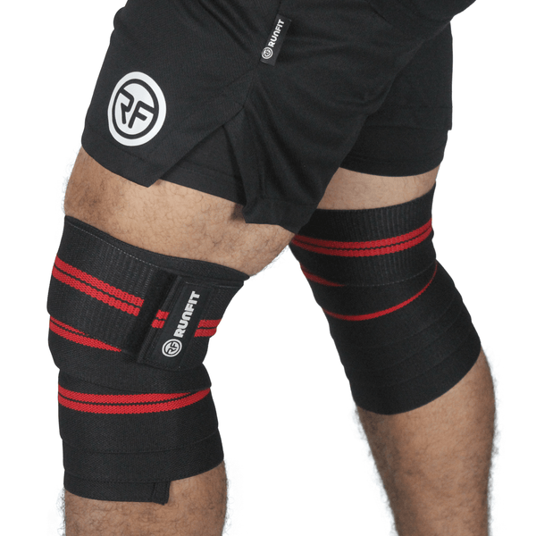 Rodilleras Elásticas - Rojas - RUNFIT Accesorios Fitness