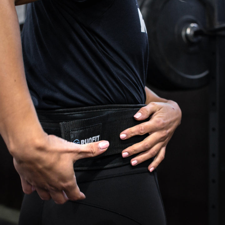 Cinturón de levantamiento - negro - RUNFIT Accesorios Fitness