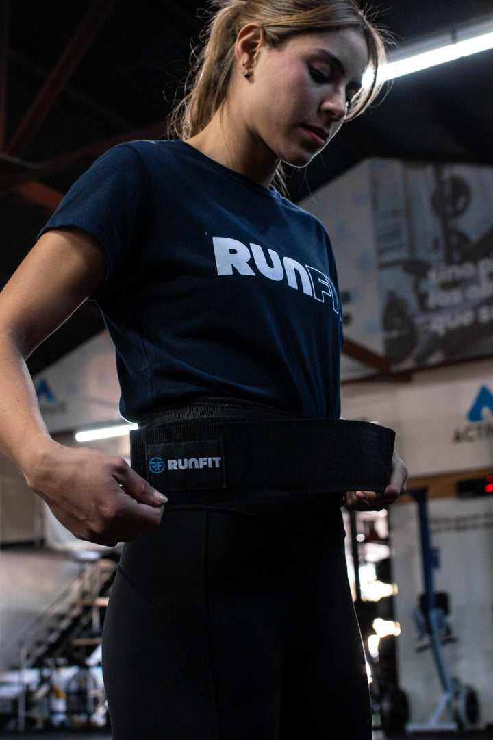 Cinturón de levantamiento - negro - RUNFIT Accesorios Fitness
