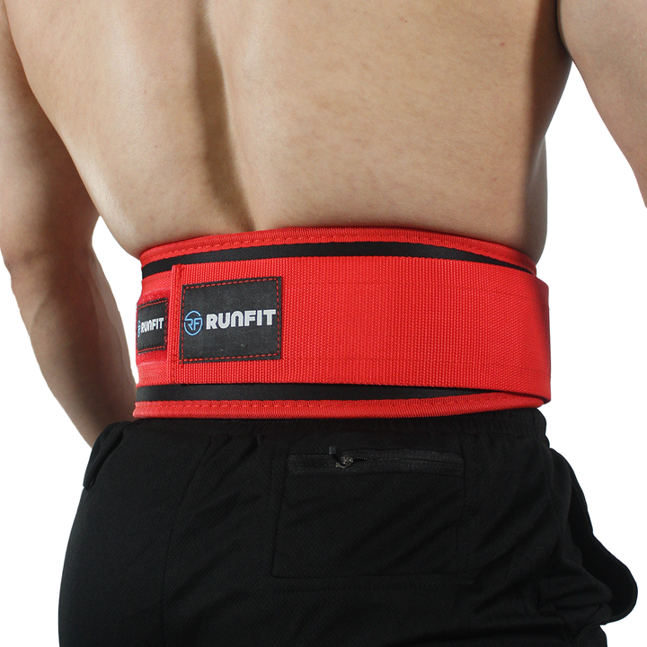 Cinturón de levantamiento - rojo - RUNFIT Accesorios Fitness