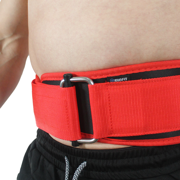 Cinturón de levantamiento - rojo - RUNFIT Accesorios Fitness