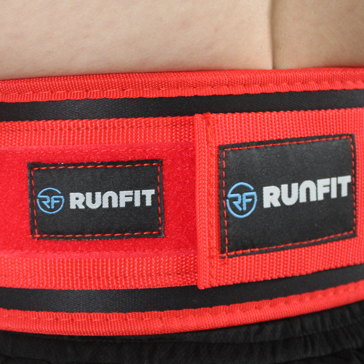 Cinturón de levantamiento - rojo - RUNFIT Accesorios Fitness